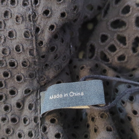 Theory Dress Color Black Size 00 BD Ruffle DR Nova Eyelet - Picture 8 of 10